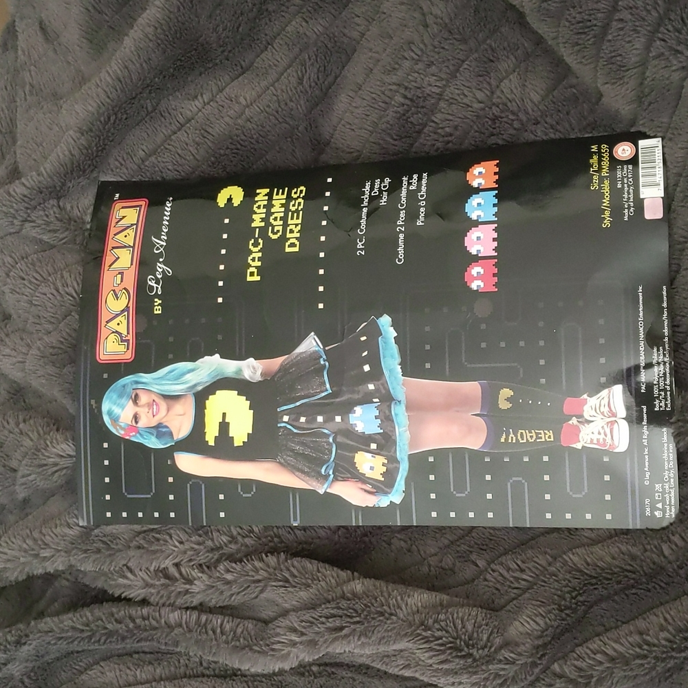 Sexy Ms PacMan Pac-Man Halloween costume cos-play dress